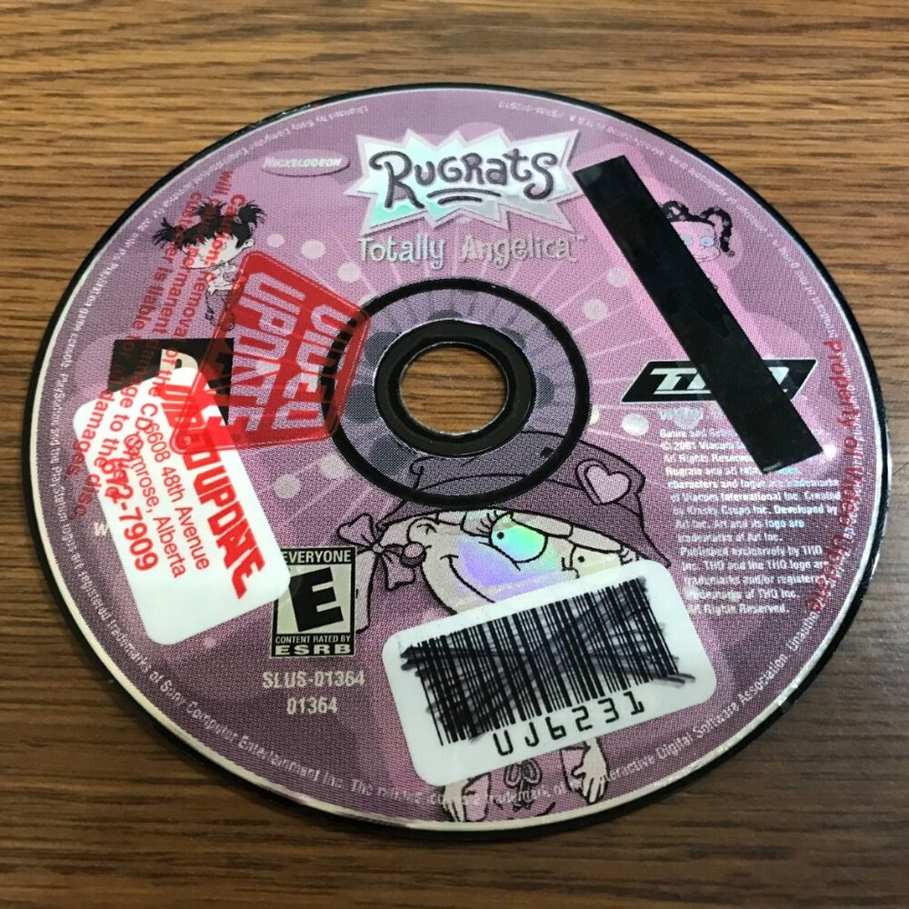 Rugrats Totally Angelica *DISC ONLY* PS1 Playstation 1